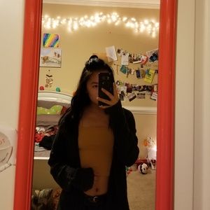 madewell navy black cardigan